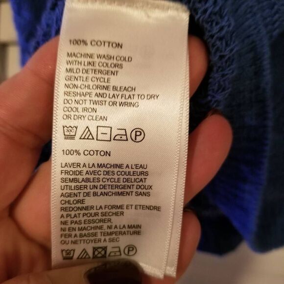 Tommy Bahama Pullover Sweater Turkish Sea Blue L - Picture 6 of 6